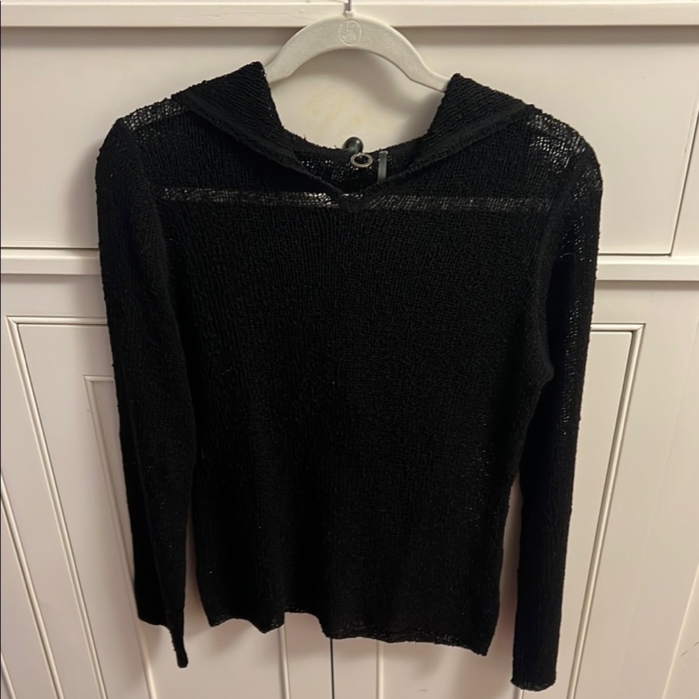 One Girl Who Black Sweater
